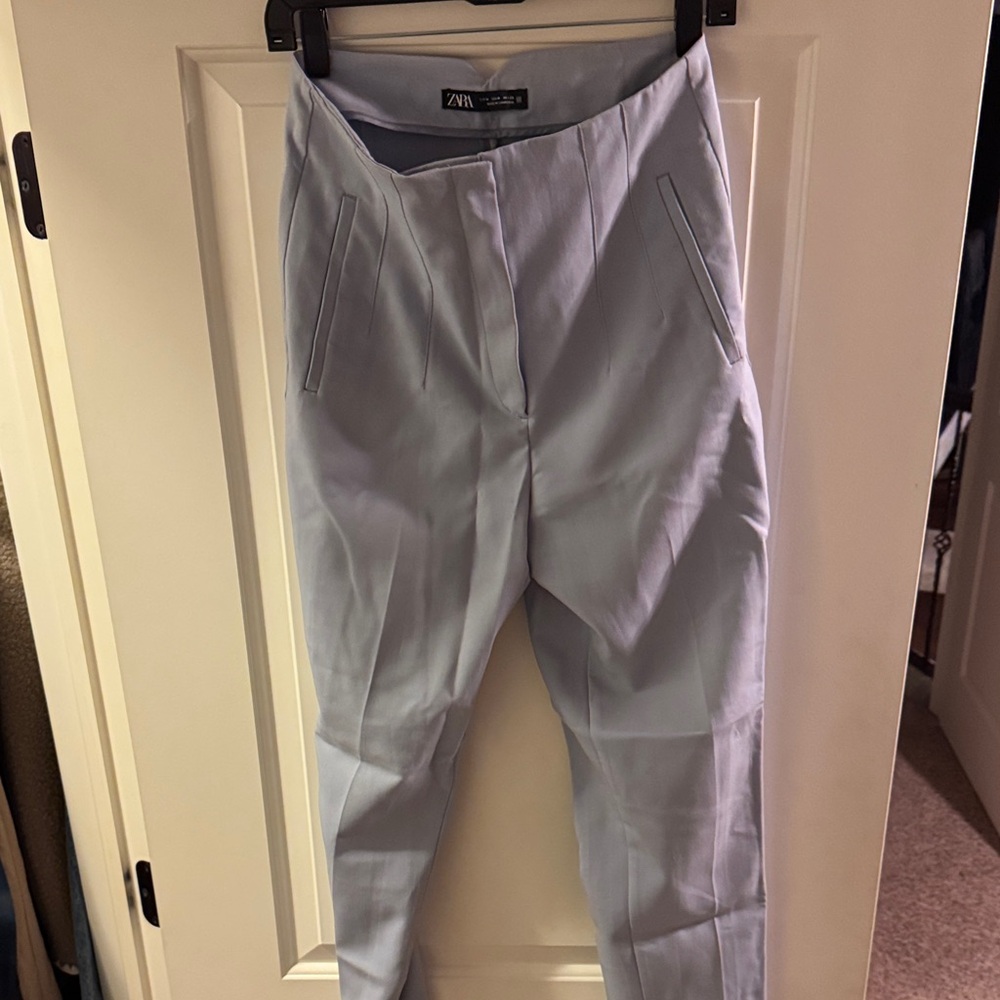 Zara Soft Blue Pants